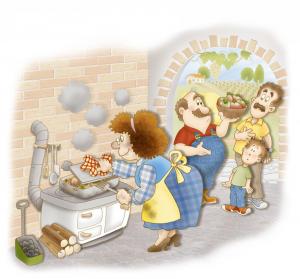 24 Signora in cucina